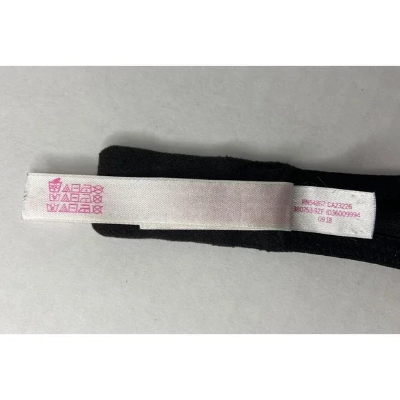 Victoria's Secret PINK Wear Everywhere Super Push Up Bra Black 34A Underwire - Picture 10 of 16